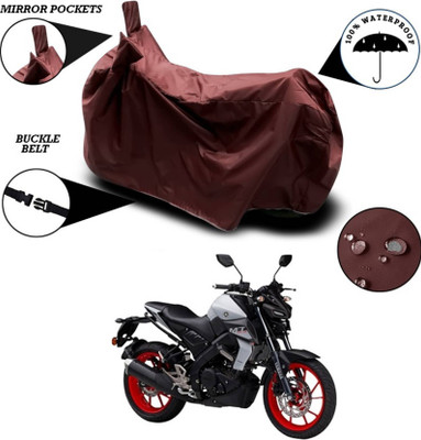 AASHTIK MART Two Wheeler Cover for Yamaha(MT 15, Maroon)