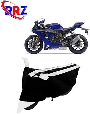 RRZ Waterproof Two Wheeler Cover for Yamaha(YZF, Black, White)
