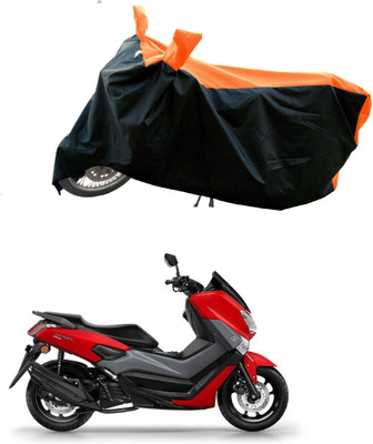DeepShakshi AUTOMOTIVE Waterproof Two Wheeler Cover for Yamaha(NMax 155, Orange)