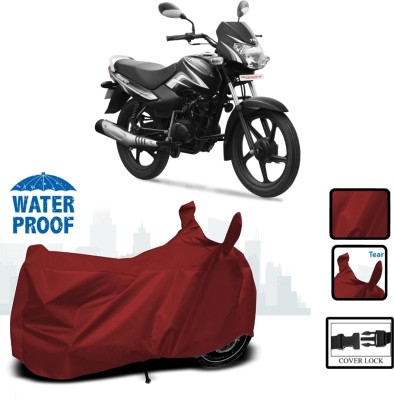 HWSXQAE Waterproof Two Wheeler Cover for TVS(Maroon)