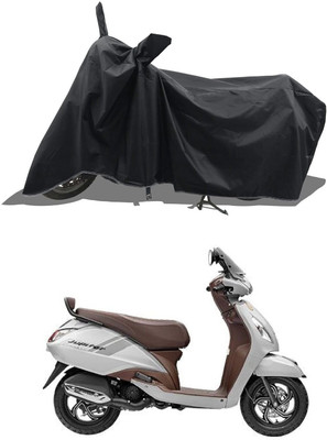 SK AUTO Waterproof Two Wheeler Cover for TVS(Jupiter Grande BS6, Black)