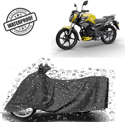 ROYAL AUTO MART Waterproof Two Wheeler Cover for TVS(Raider, Grey)