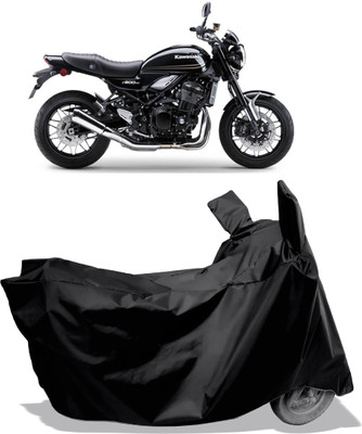 Amexride Two Wheeler Cover for Kawasaki(Z900RS BS6, Black)