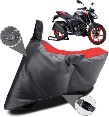 smwzxyu Two Wheeler Cover for TVS(Apache RTR 160, Red)