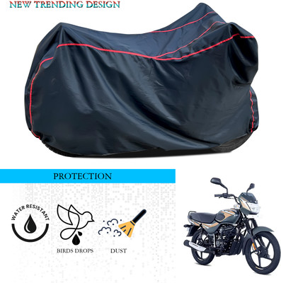ANTHUB Waterproof Two Wheeler Cover for Bajaj(CT 100, Black)