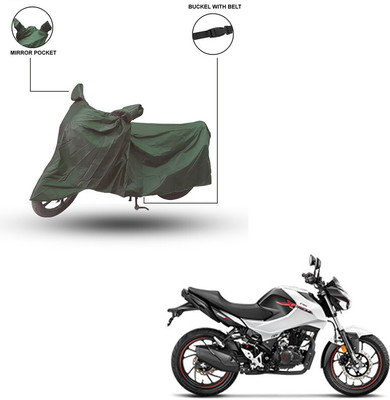 Furnish Flow Two Wheeler Cover for Hero(Green)