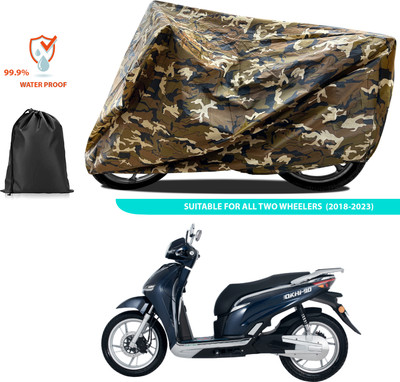 CODOKI Two Wheeler Cover for Okinawa(Yellow)