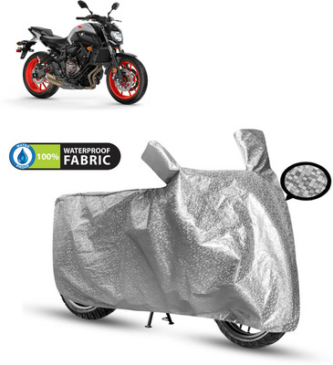 PAGORA Waterproof Two Wheeler Cover for Yamaha(MT 07, Silver)