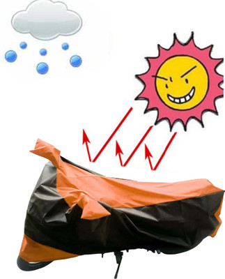 MMSSTAR Waterproof Two Wheeler Cover for Honda(Cliq, Black, Blue)