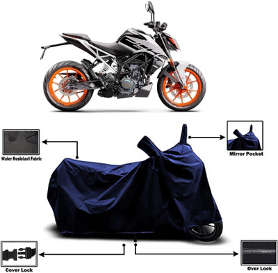 Amexride Two Wheeler Cover for KTM(200 Duke BS6, Blue)