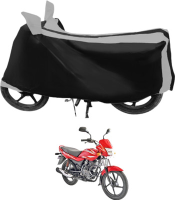 Euro Care Waterproof Two Wheeler Cover for Bajaj(Platina 100 DTS-i, Silver)