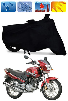 RTS COLLECTIONS Waterproof Two Wheeler Cover for Yamaha(Gladiator SS, Black)