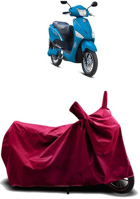 AASHTIK AMRT Two Wheeler Cover for Hero(Electric Optima, Maroon)