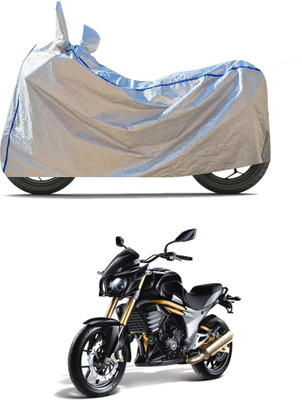 CODOKI Waterproof Two Wheeler Cover for Mahindra(Mojo, Silver)