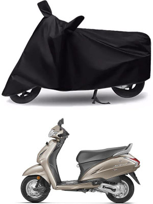 AASHTIK MART Two Wheeler Cover for Honda(Activa 4G, Black)
