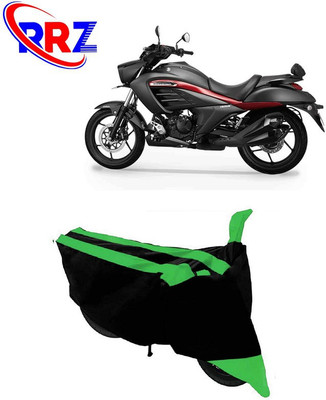 RRZ Waterproof Two Wheeler Cover for Suzuki(Intruder, Black, Green)