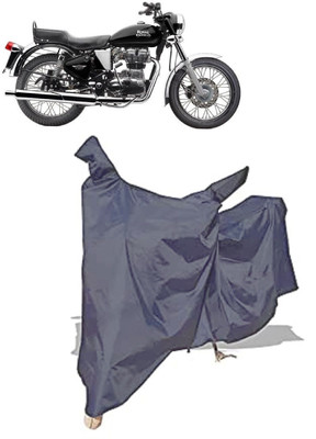 Amexride Two Wheeler Cover for Royal Enfield(Electra, Grey)