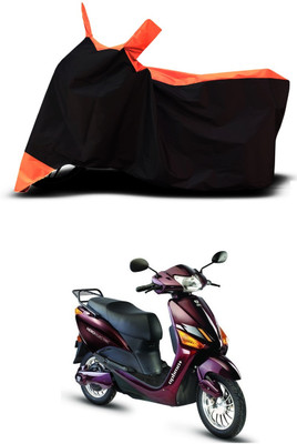 VESMEI Two Wheeler Cover for Hero(Electric Optima Plus BS6, Orange)