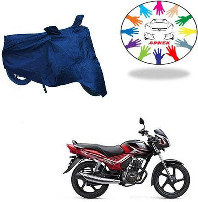 DeepShakshi AUTOMOTIVE Waterproof Two Wheeler Cover for TVS(Star City, Blue)
