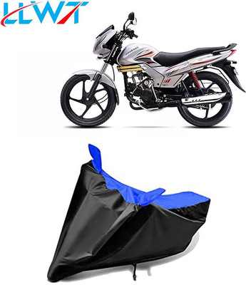KPIND Waterproof Two Wheeler Cover for Mahindra(Centuro NXT, Black, Blue)