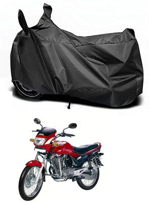 Auto Hub Waterproof Two Wheeler Cover for Hero(Ambition, Black)