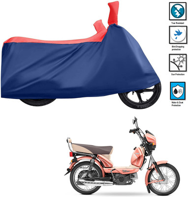 PAGORA Waterproof Two Wheeler Cover for TVS(XL 100, Red)