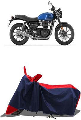 SUGASHRI Waterproof Two Wheeler Cover for Triumph(Street Triple RS, Red, Blue)