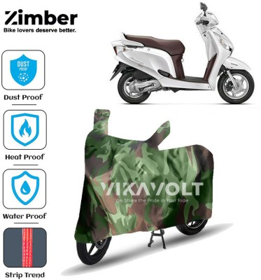 ZIMBER Waterproof Two Wheeler Cover for Honda(Aviator, Green)