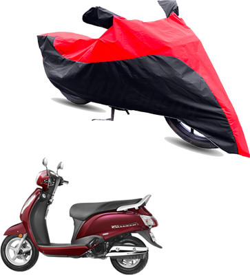 Motodreka Two Wheeler Cover for Suzuki(New Access 125, Red, Black)