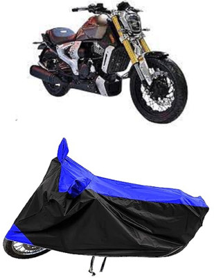 GROFATIK Two Wheeler Cover for TVS(Zeppelin BS6, Orange)