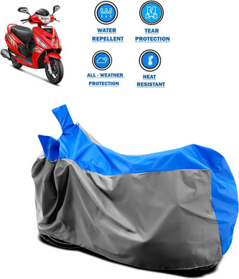 DeepShakshi AUTOMOTIVE Two Wheeler Cover for Hero(Maestro Edge, Grey, Blue)