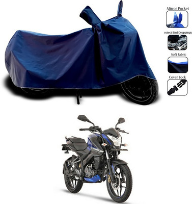 DeepShakshi AUTOMOTIVE Two Wheeler Cover for Bajaj(Pulsar 160 NS DTS-i, Blue)