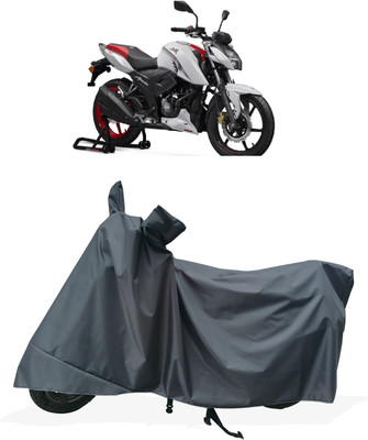 Tricway Two Wheeler Cover for TVS(Apache RTR 160 4V, Grey)