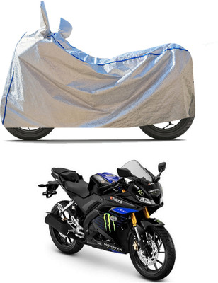 PAGORA Waterproof Two Wheeler Cover for Yamaha(YZF R15 V3 Moto GP Edition, Silver)