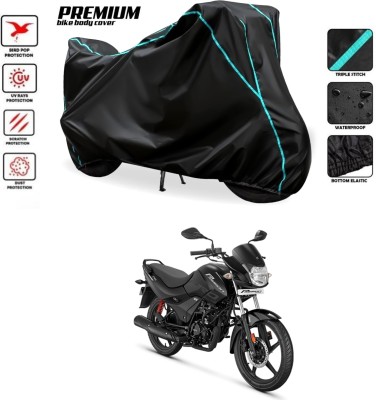 SThanaveX Two Wheeler Cover for Hero(Passion Pro, Black)