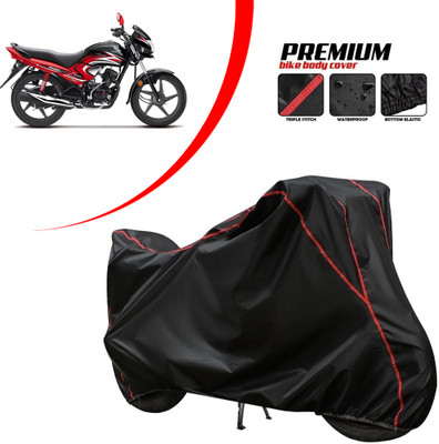 CODOKI Waterproof Two Wheeler Cover for Honda(Dream Yuga, Black)
