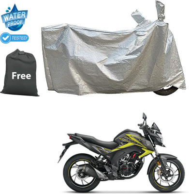 CODOKI Waterproof Two Wheeler Cover for Honda(CB Hornet 160, Silver)