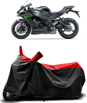 MMSSTAR Waterproof Two Wheeler Cover for Kawasaki(Ninja ZX 10R, Red)