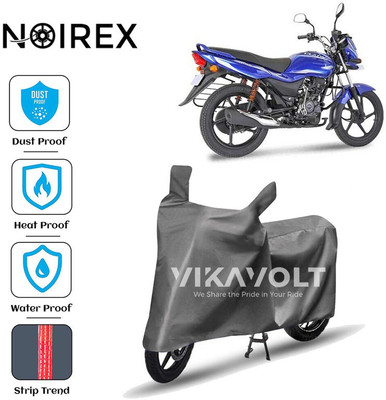 NOIREX Two Wheeler Cover for Bajaj(ComforTec, Grey)
