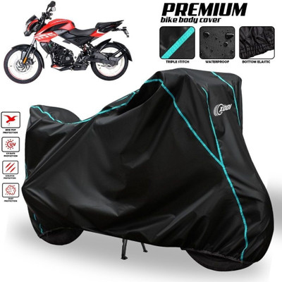 AutoGalaxy Waterproof Two Wheeler Cover for Bajaj(Pulsar 200NS FI, Black, Blue, Multicolor)