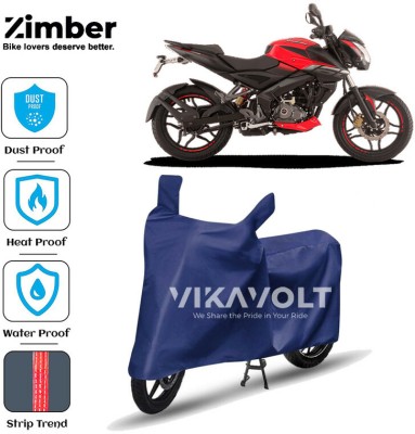 ZIMBER Waterproof Two Wheeler Cover for Bajaj(Pulsar NS 160, Blue)