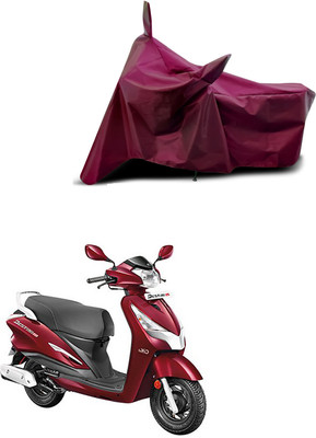 Aoriyon Waterproof Two Wheeler Cover for Hero(Destini 125, Maroon)