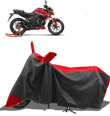 smwzxyu Waterproof Two Wheeler Cover for Honda(Hornet 2.0, Black, Red)
