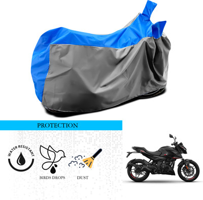 SnehaSales Waterproof Two Wheeler Cover for Bajaj(Pulsar 250, Grey, Blue)
