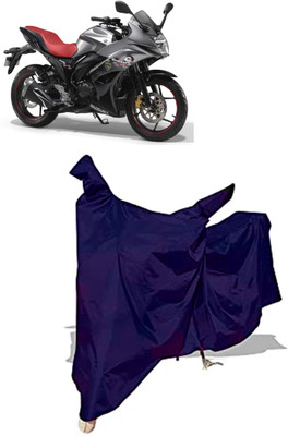 Amexride Two Wheeler Cover for Suzuki(Gixxer Special Edition BS6, Blue)