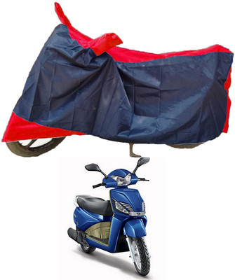 Mdstar Waterproof Two Wheeler Cover for Mahindra(Gusto, Red, Blue)