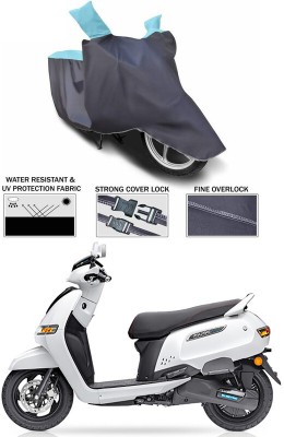 Ascension Two Wheeler Cover for TVS(iQube Electric, Blue, Grey)