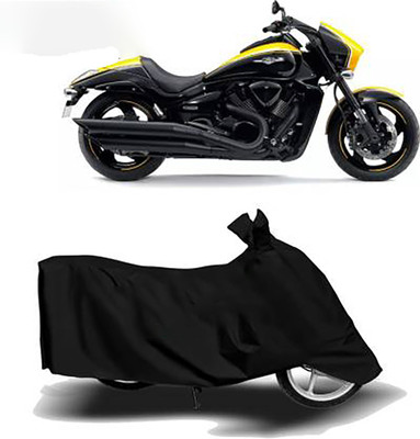 starmick Waterproof Two Wheeler Cover for Suzuki(Intruder M1800R, Black)