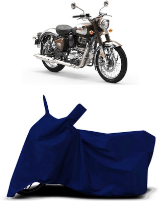VESMEI Two Wheeler Cover for Royal Enfield(Standardv BS6, Blue)