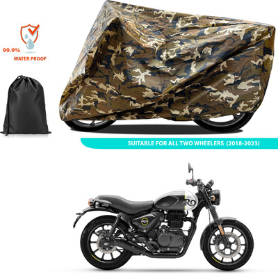 CODOKI Two Wheeler Cover for Royal Enfield(Hunter 350, Yellow)
